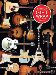 Hal Leonard Wrapping Paper - Guitar Collage Theme