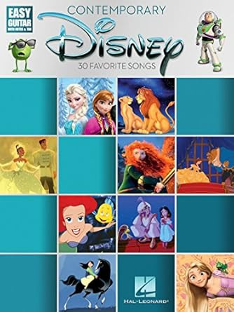Contemporary Disney Easy Guitar Songbook with Tab 30