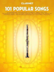 101 Popular Songs Clarinet Sheet Music Songbook Play