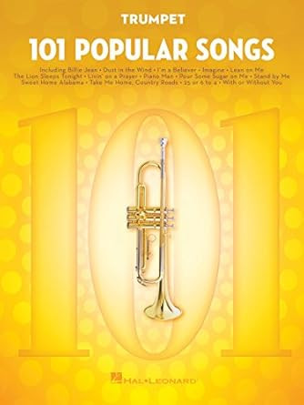 101 Popular Songs for Trumpet | Trumpet Songbook with 101