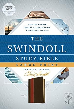 Tyndale NLT The Swindoll Study Bible Large Print