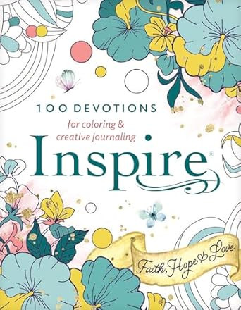 Inspire: Faith Hope & Love: 100 Devotions for Coloring and