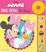 Disney Minnie Mouse Ding Dong It's Daisy! Sound Book- PI Kids