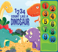 1234 Count Like a Dinosaur - Counting Sound Book - PI Kids
