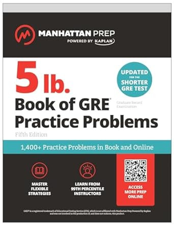 5 lb. Book of GRE Practice Problems