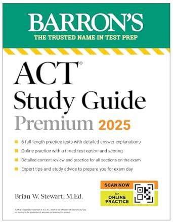 ACT Study Guide Premium 2025