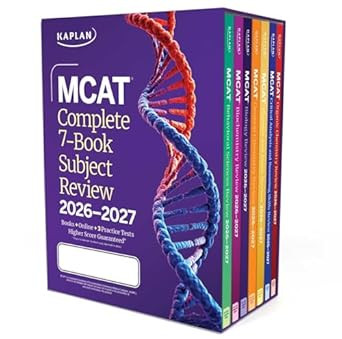 MCAT Complete 7-Book Subject Review 2026-2027 Set Includes Books