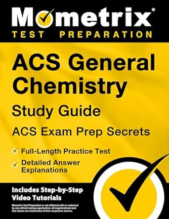 ACS General Chemistry Study Guide ACS Exam Prep Secrets