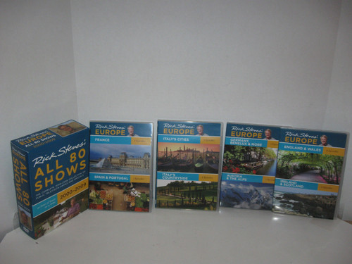 Rick Steves' Europe All 80 Shows DVD Boxed Set 2000-2009