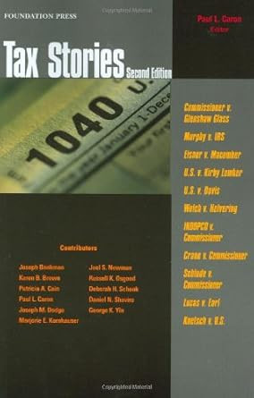 Tax Stories (Law Stories)