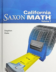 Saxon Math Intermediate 5: Student Edition Vol. 1 2008