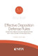 Effective Deposition Defense Rules