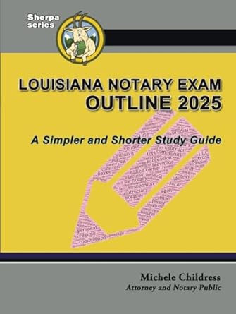Louisiana Notary Exam Outline 2025
