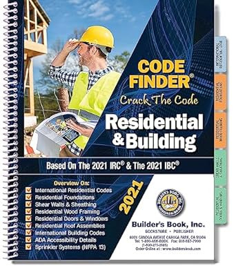 Residential & Building Code Finder Based on the 2021 IRC