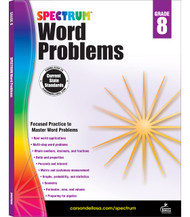 Spectrum Math Word Problems Grade 8 Workbooks Geometry