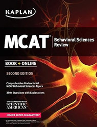 Kaplan MCAT Behavioral Sciences Review: Book + Online