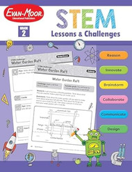 Evan-Moor Stem Lessons and Challenges Grade 2 Homeschooling
