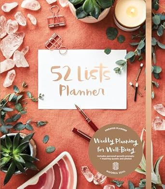 52 Lists Planner Undated 12-month Monthly/Weekly