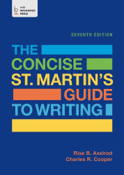 Concise St Martin's Guide To Writing