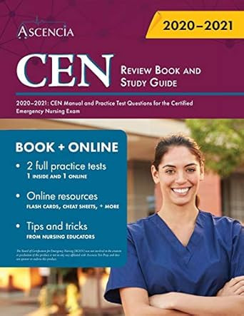 CEN Review Book and Study Guide 2020-2021