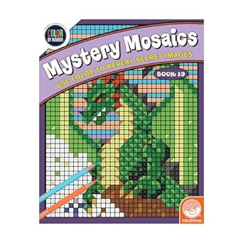 MindWare Color By Number Mystery Mosaics