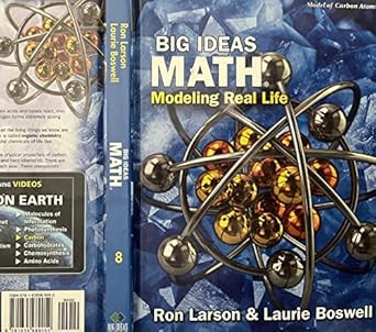 Big Ideas Math Grade 8 Modeling Real Life