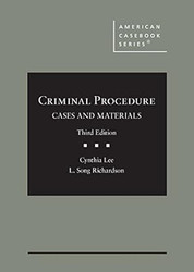 Criminal Procedure Cases and Materials