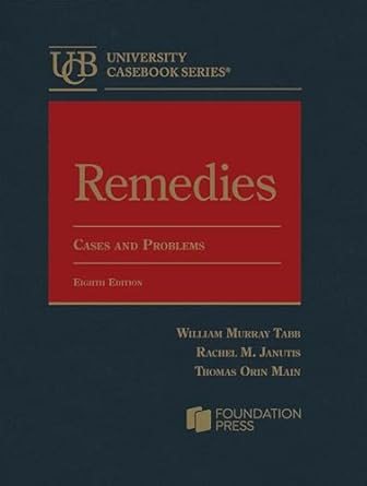 Remedies Cases and Problems