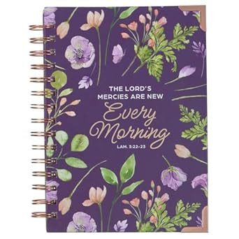 Christian Art Gifts Purple Journal w/Scripture Lord's