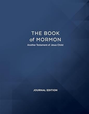 Book of Mormon Journal Edition Large Print Lined
