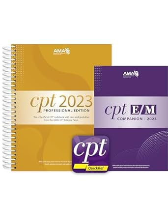 CPT Professional 2023 and E/M Companion 2023 and CPT
