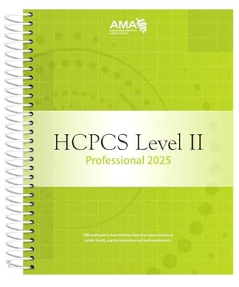HCPCS 2025 Level II Professional Edition
