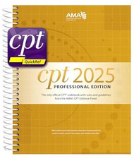 CPT Professional 2025 and CPT Quickref App Bundle