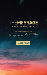 The Message Devotional Bible Large Print