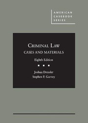 Cases and Materials on Criminal Law