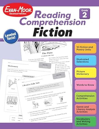 Evan-Moor Reading Comprehension Fiction Grade 2
