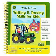 John Deere Kids Wipe Clean Writing & Tracing Workbook