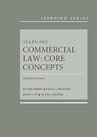 Learning Commercial Law: Core Concepts