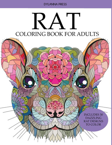 Rat Coloring Book for Adults