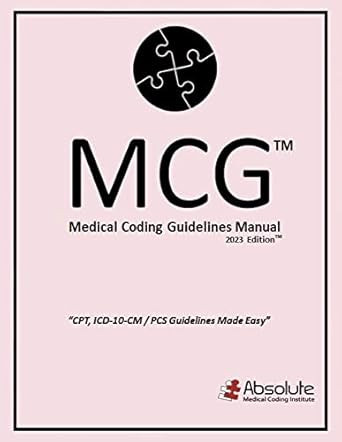 Medical Coding Guidelines Manual