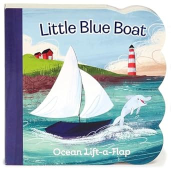 Little Blue Boat Chunky Lift-a-Flap Board Book