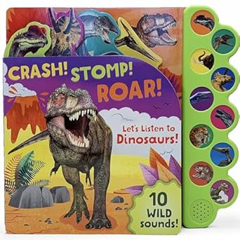 Crash! Stomp! Roar! Let's Listen To Dinosaurs! 10-Button