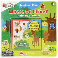 Colorforms Where Do I Live? Forest Animals Reusable Sticker