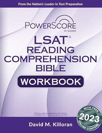 PowerScore LSAT Reading Comprehension Bible Workbook