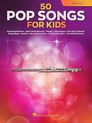 50 Pop Songs for Kids Flute Sheet Music Songbook | Easy