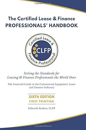 The Certified Lease & Finance Professionals' Handbook