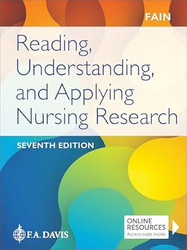 Reading Understanding and Applying Nursing Research