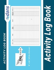 Activity Log Book: dans 11" x 8.5"