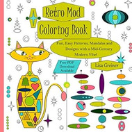 Retro Mod Coloring Book