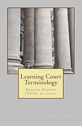 Learning Court Terminology